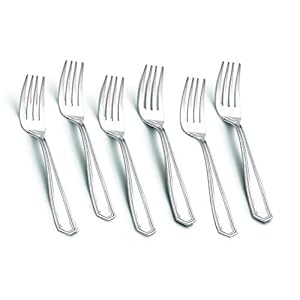 Neelam Stainless Steel Balanced Crest 6 pcs Master Fork Set