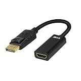 VCE Gold Plated DisplayPort to HDMI Male to Female Adapter