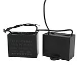 2pcs CBB61 Celiling Fan Capacitor for New Tech 2 Wire 10UF 450V (2pcs - 10uf)