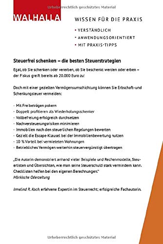 Schenken Und Erben Ohne Finanzamt Strategien Konzepte Beispiele Steuerliche Immobilienbewertung Mit Escape Klausel Amazon De Irmelind R Koch Bucher