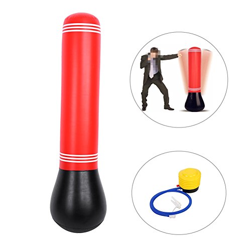 Fitness Punching Tower,Punching Bag Stand Power Tower 150cm Tall Inflatable Stress Punch Tower Punching Speed Bag For Box Boxing