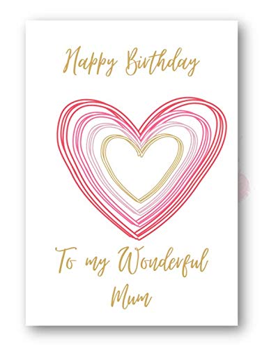 Second Ave Mum Birthday Card For Her Greetings Card - Shadow Heart Design