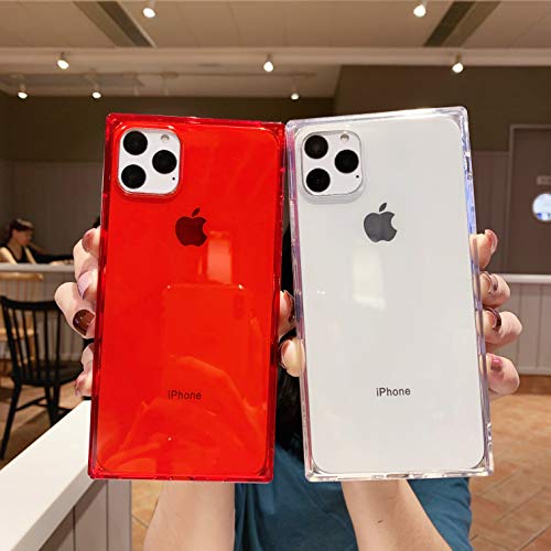 Tzomsze Iphone 11 Pro Max Clear Case Square 11 Pro Max Cases Reinforced Corners Tpu Cushion Crystal Clear Slim Cover Shock Absorption Tpu Silicone Shell For Iphone 11 Pro Max 6 5 Inches 19 Clear Pricepulse