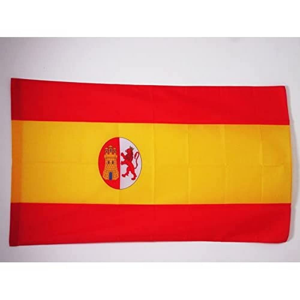 AZ FLAG - First Spanish Republic 1873-1874 Flag - 2x3 Ft - Spanish Banner with Sleeve - 100% Polyester - Fade Resistant - Vivid Colors - 2' x 3' Feet - 90x60 Cm