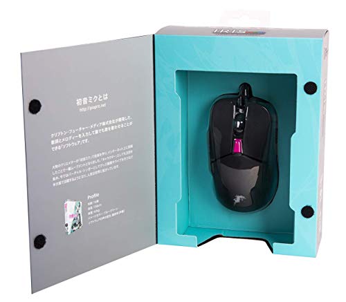 【新品未使用】 Tt eSPORTS IRIS RGB ゲーミングマウス 初音ミク エディション MO-IRS-WDOHBK-09 有線 Y0630 Thermaltake Tt eSPORTS Iris Optical RGB Hatsune Miku Edition