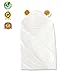 Jinee Organic Hooded Baby Towel - Ultra Soft Natural Bamboo Towels with Hood for Boy, Girl, Infant, Newborn or Toddlers - Keeps Your Little One Dry & Warm - Hypoallergenic, Antibacterial, 35” x 35”