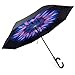 Reverse Inverted Inside Out Umbrella - Upside Down UV Sun Protection Windproof Brella That Open Better Than Most Umbrellas, Reversible Folding Double Layer, Suitable for Golf, Car, Women and Men