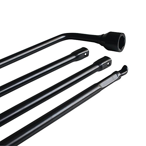 Truck Spare Tire Changing Repair Set Kit for Chevrolet Silverado GMC Sierra 1500 2500 3500 (2000-2014) Lug Wrench Hook Extension Replace Irons with Bag (US Ship)