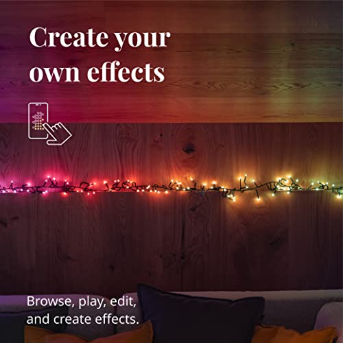 Twinkly Cluster AppControlled LED Christmas Lights with 400 RGB (16