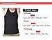 Men's Compression Shirt - Tummy Slimming Body Shapers- Abdomen/Waist/Belly Fat Compressions Vest- Elastic Shapewear for Men- Fit Body Tank for Weight Loss, Yoga, Running, Workout - Black, L