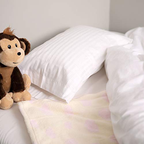 Angel Baby Toddler Pillow Case: 14x20.5 Inch Small Pillow Cases for Kids, White - Thumbnail 6