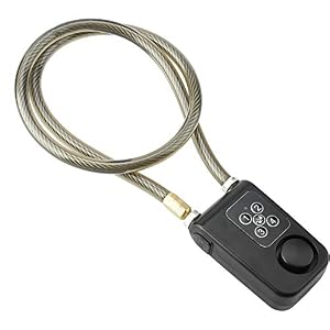 ASHATA Motorcycle Alarm Lock,Smart Bluetooth Alarm Lock Y787R Wireless Remote Control Alarm Lock,Waterproof Electric…