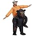 TOLOCO Inflatable Costume | Halloween Animal Cosplay Costumes for Adult | Blow Up Costume,One Size Fits Most (Orangutan)