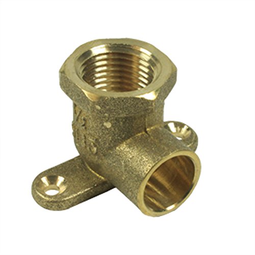 Libra Supply Lead Free 3/4 inch 90-Degree Female Drop Ear Elbow C x F, (click in for more size options) 3/4'', 3/4-inch Brass Pipe Fitting Plumbing Supply