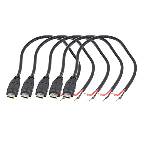 Micro USB to bare wire adapter cable