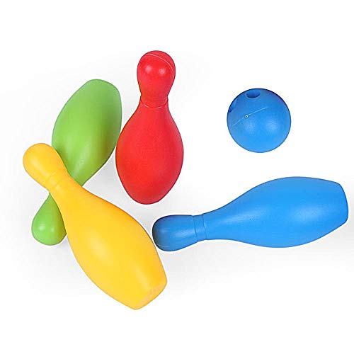 Goglor Big Bowling Pins Plastic, Kids Bowling Toy Set for Ages 2 3 4 5 6 Years Old Toddler Kids Boys Girls Children Fun Outdoor Indoor Educational Toys Sport Family Games