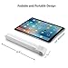 Elekin Laptop Stand, Portable MacBook Stands, Foldable Desktop Notebook Holder, Adjustable Eye-Level Ergonomic Laptop Riser for Notebook Thinkpad MacBook Pro/air, Aluminum Metal (White)