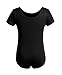 DANSHOW Girls Short Sleeve Leotard with Skirt Kids Dance Ballet Tutu Dresses