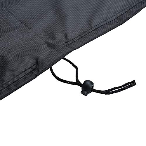 skyfiree Patio Umbrella Covers Cantilever Offset Umbrella Cover 9 to 13 ft 420D Waterproof Durable Outdoor Market Parasol Cover with Zipper Banana Umbrella Protector Black