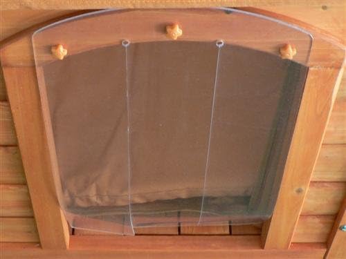 Draught Excluder for the Quality Flatroof Wood Dog Cabin Kennel Door (LARGE (CK8309))