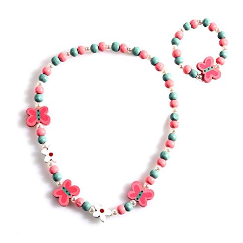 Kind-Karikatur-Halskette Bunte Tier Kid Schmuck Blumenperlen Mode Armband-Zusätze Mengonee – Bild 4