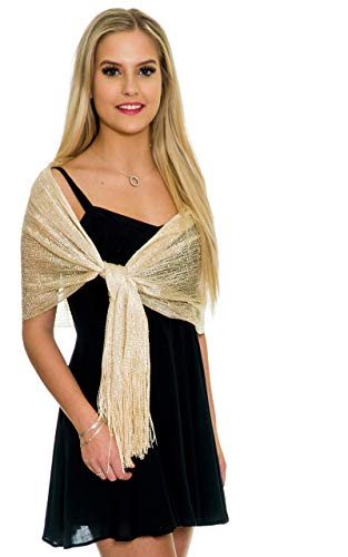gold shawls and wraps