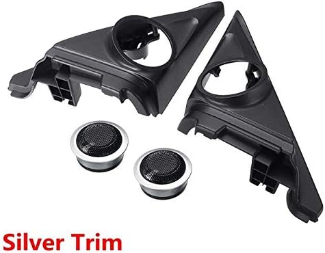 MMKUTZ - Pair Front Pillar Althorn Bezel Tweeter Cover Replace For Honda for Accord 2018-2019 Car Styling