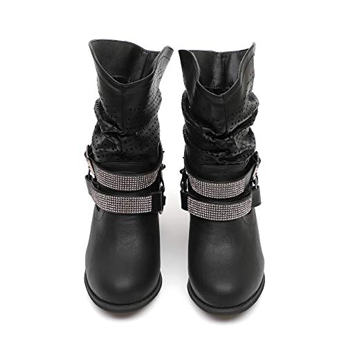 image for Londony ♪✿ Clearance Sales,Women's Hollow Out Fashion Slip On Moto