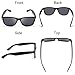 HDCRAFTER Classic Unisex Polarized Mirror Lens Wayfarer Sunglasses 55MM