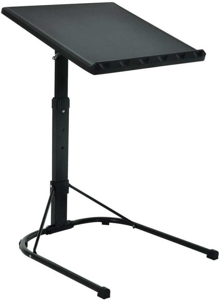 Azuma Folding Laptop Table 43x43cm Tilt Top Adjustable Height 61/67/73cm