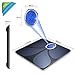Mosiso - Bluetooth Smart Connected Body Fat Scale with Large Backlit LCD, Smart Body Analyzer, Measures 8 Parameters with FREE App for iPhone, iPad, iPod and Android Smart Phones and Tablets, Blue