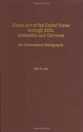 Comic Art Of The United States Through 2000 Animation And