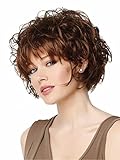 B-G Charming Wigs New Fashion Women Party Cosplay Short Sexy Full Hair Wig Human Hair Natural Looking + A Free Wig Cap WIG028