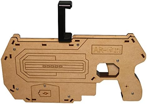 Bluetooth 4.0 Phone Stand Holder Design Wooden Large AR Gun Toys VR 3D AR Games for iPhone Android