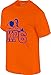 Silverfish Tees Kristaps Porzingis KP6 T-Shirt Jersey, New York Knicks, NBA NYK (Youth Large, Orange)