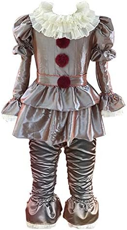 Julymoda Scary Movie It Chapter Two Pennywise Clown Cosplay Costume for Kids
