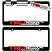 TRD OFF ROAD (2) License Plate Frames Toyota Racing Development 3D Letter Frame Brackets (1-Pair)