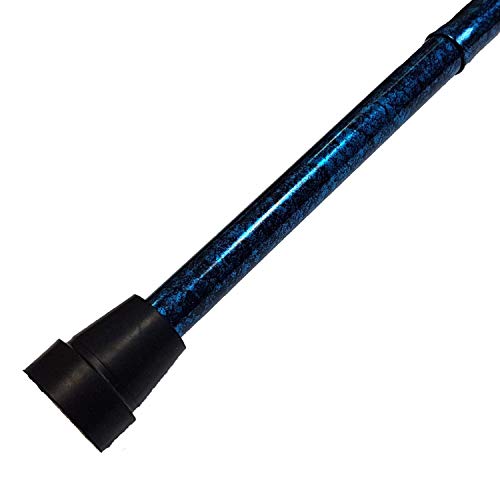 Life-Healthcare-Walking-Stick-Gel-Handled-Blue-Crackle