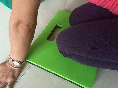 Kneeling Pad - 2 Foam Layers (Soft and Hard) - Garden, Baby Bath, Floor Cleaning, Praying and Wide Use Kneeler Cushion - Knee Mat for Gardening, Exercise & Yoga - Comfortable Size 17 x 13 x 1" - Thumbnail 2