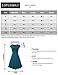 Lotusmile Elegant Dresses, Womens Casual Dress A Line Cap Sleeve V Neck Small Blue