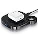 2 in 1 Wireless Charger for Apple Watch,Wireless Charger Pad Stand Qi Fast Wireless Charging Station for Apple Watch Series 4/3/2/1/Airpods 2/iPhone Xs Max/XR/X/8 Plus/8 Samsung Note 9/8 and More