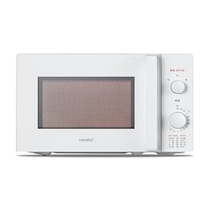 コンフィー(COMFEE') 電子レンジ 17L ターンテーブル 単機能 光るダイヤル式 全国対応 【メーカー保証2年】 CF-AM202-WH