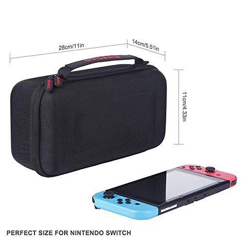 image for Bestico Travel Carry Case for Nintendo Switch with 10 Games Cartridge 
