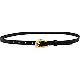 Sopopal Cow Print Belt for Women Vintage Western Cowgirl Dress Animal Print Skinny Belts Retro Y2k Accessories