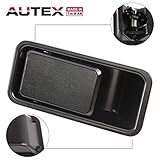 AUTEX Exterior Front Left Driver Side Door Handle Compatible with Jeep Wrangler 87-2006 Replacement for Jeep TJ 97-06 79334