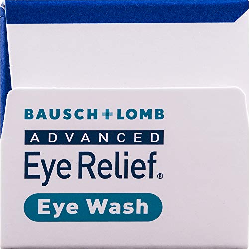 Eye Wash by Bausch & Lomb, Eye Relief Solution That Cleans, Refreshes