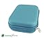 Soothing Terra Kumi Roller Bottle Carrying Case for Essential Oils - Portable Hard Shell Travel Case (Blue)