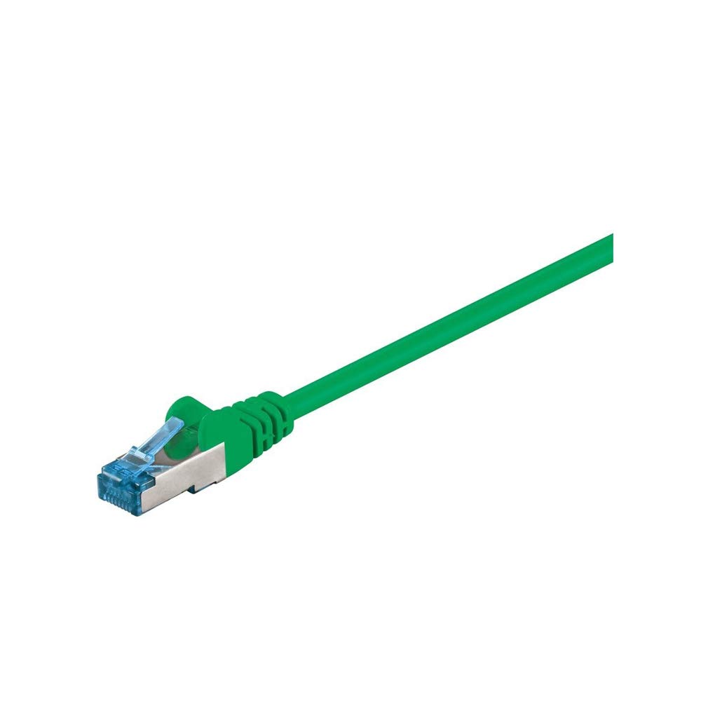 Goobay 93783 CAT 6a Patch Cable, S/FTP PiMF, Green, 3m Length