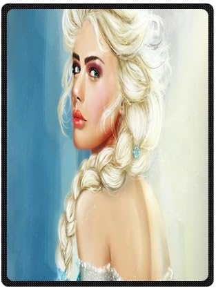 Daniellestore Soft Bed sheet Plush Throw Blanket Bedding Sleep Frozen Elsa Girl Art 58x80 Inch