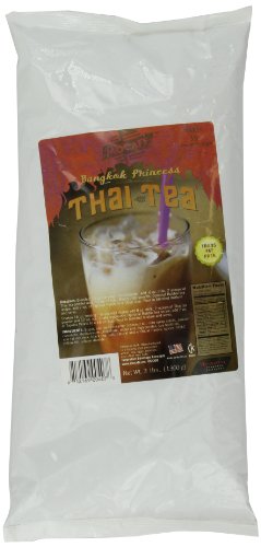 MOCAFE Thai Tea Drink Mix, 3-Pound Bag Instant Frappe Mix, Coffee House Style Blended Drink Used in Coffee Shops